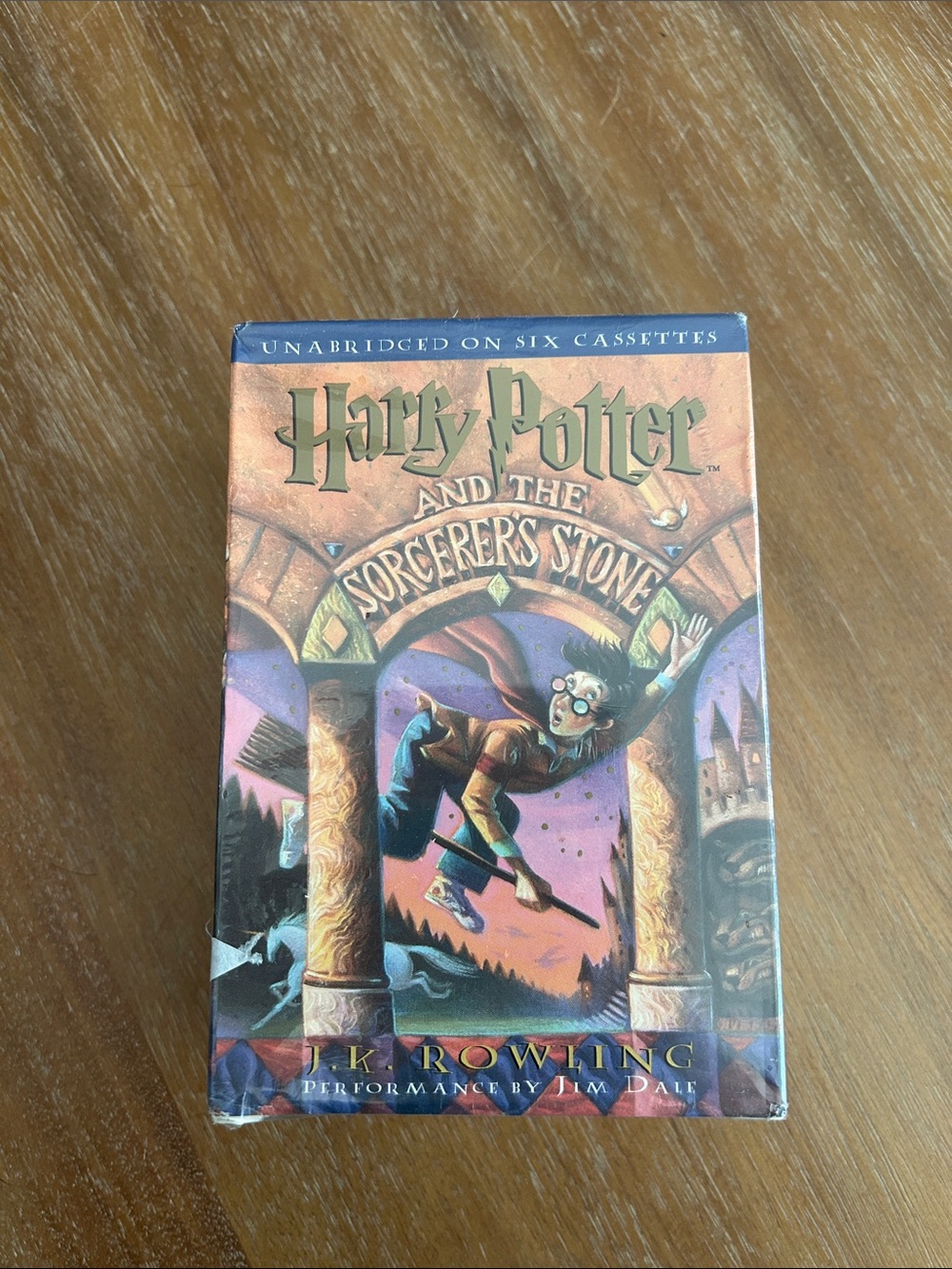 Harry Potter and the Sorcerer's Stone Cassettes - Brown/Gold Cover
